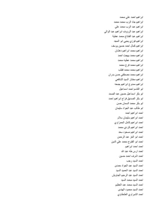 ‫د‬
‫ابراهيم احمد علي محم 	‬
‫د‬
‫ابراهيم جاد الرب محمد محم 	‬
‫ي‬
‫ابراهيم عبد الرب محمد عل 	‬
‫ي‬
‫ابراهيم عبد الرؤوف ابراهيم عبد الوال 	‬
‫ة‬
‫ابراهيم عبد الفنتاح محمد عطي 	‬
‫د‬
‫ابراهيم فوزي يحيي ابو المج 	‬
‫ف‬
‫ابراهيم كمال احمد حسين يوس 	‬
‫ن‬
‫ابراهيم محمد ابراهيم دهشا 	‬
‫د‬
‫ابراهيم محمد بهجت احم 	‬
‫د‬
‫ابراهيم محمد عطيه محم 	‬
‫د‬
‫ابراهيم محمد فرج محم 	‬
‫ب‬
‫ابراهيم محمد محمد قط 	‬
‫ن‬
‫ابراهيم محمد مصطفي حسن بدرا 	‬
‫ي‬
‫ابراهيم مختار السيد الشافع 	‬
‫ه‬
‫ابراهيم ممدوح ابراهيم جمع 	‬
‫ل‬
‫ابو القاسم احمد اسماعي 	‬
‫د‬
‫ابو بكر اسماعيل حسين عبد الصم 	‬
‫د‬
‫ابو بكر الصديق فراج ابراهيم احم 	‬
‫ن‬
‫ابو بكر محمد السمان حس 	‬
‫ن‬
‫ابو طالب عبد الجواد سليما 	‬
‫د‬
‫احمد ابراهيم احم 	‬
‫م‬
‫احمد ابراهيم سليمان سال 	‬
‫ي‬
‫احمد ابراهيم كامل الحمزاو 	‬
‫د‬
‫احمد ابراهيم كردي محم 	‬
‫د‬
‫احمد ابراهيم مسعود سع 	‬
‫ن‬
‫احمد ابو العز عبد الرحم 	‬
‫ن‬
‫احمد ابو الفتوح محمد علي الدي 	‬
‫م‬
‫احمد احمد ابراهي 	‬
‫هللا‬
‫احمد ارس طه عبد 	‬
‫ن‬
‫احمد اشرف احمد حسي 	‬
‫ب‬
‫احمد السيد رج 	‬
‫ى‬
‫احمد السيد عبد الجواد حمد 	‬
‫د‬
‫احمد السيد عبد الحميد السي 	‬
‫ش‬
‫احمد السيد عبد الرحيم الجاوي 	‬
‫د‬
‫احمد السيد محمد السي 	‬
‫م‬
‫احمد السيد محمد عبد العظي 	‬
‫ى‬
‫احمد السيد محمود الهند 	‬
‫ي‬
‫احمد الشبراوي الطنطاو 	‬

 