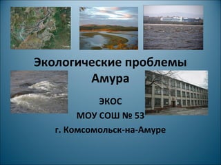 Экологические проблемы
Амура
ЭКОС
МОУ СОШ № 53
г. Комсомольск-на-Амуре

 
