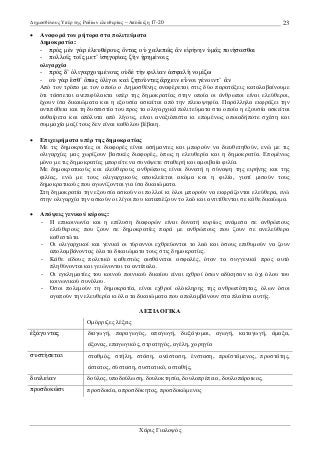 ∆ηµοσθένους Υπέρ της Ροδίων ελευθερίας – Απόδειξη 17-20

23

•

Αναφορά του ρήτορα στα πολιτεύµατα
∆ηµοκρατία:
- prÕj mn g¦r ™leuqšrouj Ôntaj oÙ calepîj ¨n e„r»nhn Øm©j poi»sasqai
- pollo‹j to‹j met’ „shgor…aj zÁn Århmšnoij
ολιγαρχία
- prÕj d’ Ñligarcoumšnouj oÙd t¾n fil…an ¢sfalÁ nom…zw
- oÙ g¦r œsq’ Ópwj Ñl…goi kaˆ zhtoàntej ¥rcein eânoi gšnoint’ ¥n
Από τον τρόπο µε τον οποίο ο ∆ηµοσθένης αναφέρεται στις δύο παρατάξεις καταλαβαίνουµε
ότι τάσσεται ανεπιφύλακτα υπέρ της δηµοκρατίας στην οποία οι άνθρωποι είναι ελεύθεροι,
έχουν ίσα δικαιώµατα και η εξουσία ασκείται από την πλειοψηφία. Παράλληλα εκφράζει την
αντιπάθεια και τη δυσπιστία του προς τα ολιγαρχικά πολιτεύµατα στα οποία η εξουσία ασκείται
αυθαίρετα και απόλυτα από λίγους, είναι αναξιόπιστα κι εποµένως οποιαδήποτε σχέση και
συµµαχία µαζί τους δεν είναι καθόλου βέβαιη.

•

Επιχειρήµατα υπέρ της δηµοκρατίας
Με τις δηµοκρατίες οι διαφορές είναι ασήµαντες και µπορούν να διευθετηθούν, ενώ µε τις
ολιγαρχίες µας χωρίζουν βασικές διαφορές, όπως η ελευθερία και η δηµοκρατία. Εποµένως
µόνο µε τις δηµοκρατίες µπορείτε να συνάψετε σταθερή και αµοιβαία φιλία.
Με δηµοκρατικούς και ελεύθερους ανθρώπους είναι δυνατή η σύναψη της ειρήνης και της
φιλίας, ενώ µε τους ολιγαρχικούς αποκλείεται ακόµα και η φιλία, γιατί µισούν τους
δηµοκρατικούς που αγωνίζονται για ίσα δικαιώµατα.
Στη δηµοκρατία την εξουσία ασκούν οι πολλοί κι όλοι µπορούν να εκφράζονται ελεύθερα, ενώ
στην ολιγαρχία την ασκούν οι λίγοι που καταπιέζουν το λαό και αντιτίθενται σε κάθε δικαίωµα.

•

Απόψεις γενικού κύρους:
- Η επικοινωνία και η επίλυση διαφορών είναι δυνατή κυρίως ανάµεσα σε ανθρώπους
ελεύθερους που ζουν σε δηµοκρατίες παρά µε ανθρώπους που ζουν σε ανελεύθερα
καθεστώτα.
- Οι ολιγαρχικοί και γενικά οι τύραννοι εχθρεύονται το λαό και όσους επιθυµούν να ζουν
απολαµβάνοντας όλα τα δικαιώµατα τους στις δηµοκρατίες.
- Κάθε είδους πολιτικό καθεστώς αισθάνεται ασφαλές, όταν τα συγγενικά προς αυτό
πληθύνονται και γειώνονται τα αντίπαλα.
- Οι εγκληµατίες του κοινού ποινικού δικαίου είναι εχθροί όσων αδίκησαν κι όχι όλου του
κοινωνικού συνόλου.
- Όσοι πολεµούν τη δηµοκρατία, είναι εχθροί ολόκληρης της ανθρωπότητας, όλων όσοι
αγαπούν την ελευθερία κι όλα τα δικαιώµατα που απολαµβάνουν στα πλαίσια αυτής.
ΛΕΞΙΛΟΓΙΚΑ
Οµόρριζες λέξεις

™x£gontaj

διαγωγή, παραγωγός, απαγωγή, διεξάγοµαι, αγωγή, καταγωγή, άµαξα,
άξονας, επαγωγικός, στρατηγός, αγέλη, χορηγία

sust»setai

σταθµός, στήλη, στάση, ανάσταση, ένσταση, προϊστάµενος, προστάτης,
άστατος, σύσταση, συστατικό, ασταθής,

doule…an

δούλος, υποδούλωση, δουλοκτησία, δουλοπρέπεια, δουλοπάροικος,

prosdokîsi

προσδοκία, απροσδόκητος, προσδοκώµενος

Χάρις Γιαλοψός

 