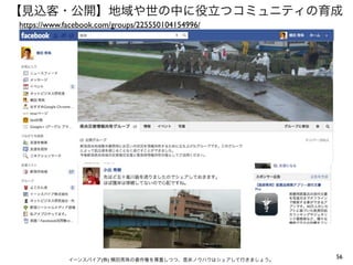 【見込客・公開】地域や世の中に役立つコミュニティの育成
https://www.facebook.com/groups/225550104154996/

イーンスパイア(株) 横田秀珠の著作権を尊重しつつ、是非ノウハウはシェアして行きましょう。

56

 