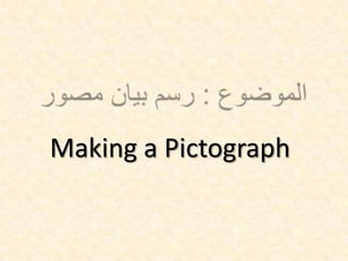 Making a Pictograph

 