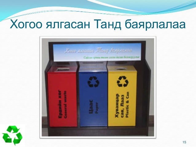 хог хаягдал ба түүний менежмент