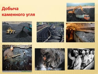 Добыча
каменного угля

 