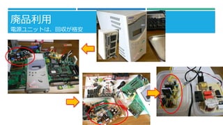 廃品利用
電源ユニットは、回収が格安

 
