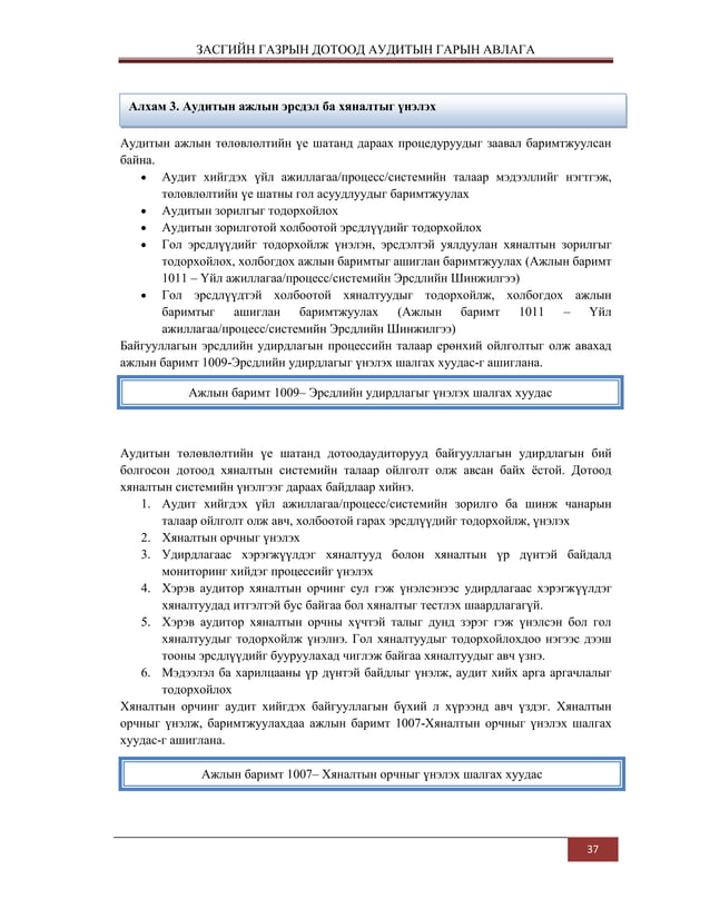 дотоод аудитын-гарын-авлага | PDF