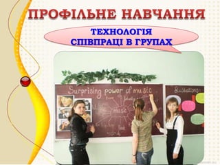 ТЕХНОЛОГІЯ
СПІВПРАЦІ В ГРУПАХ

 
