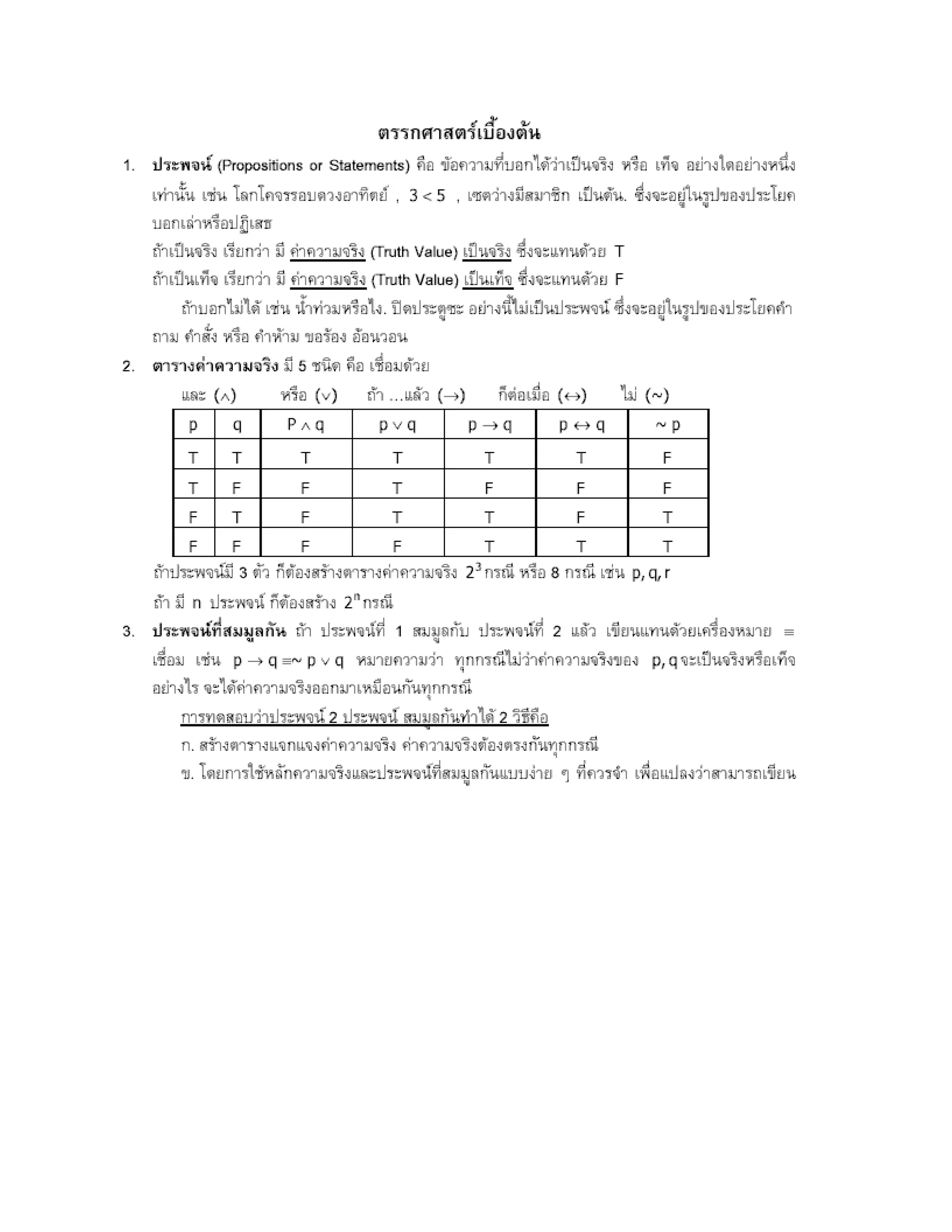 สรุปเนื้อหา คณิตศาสตร์ ม.ปลาย