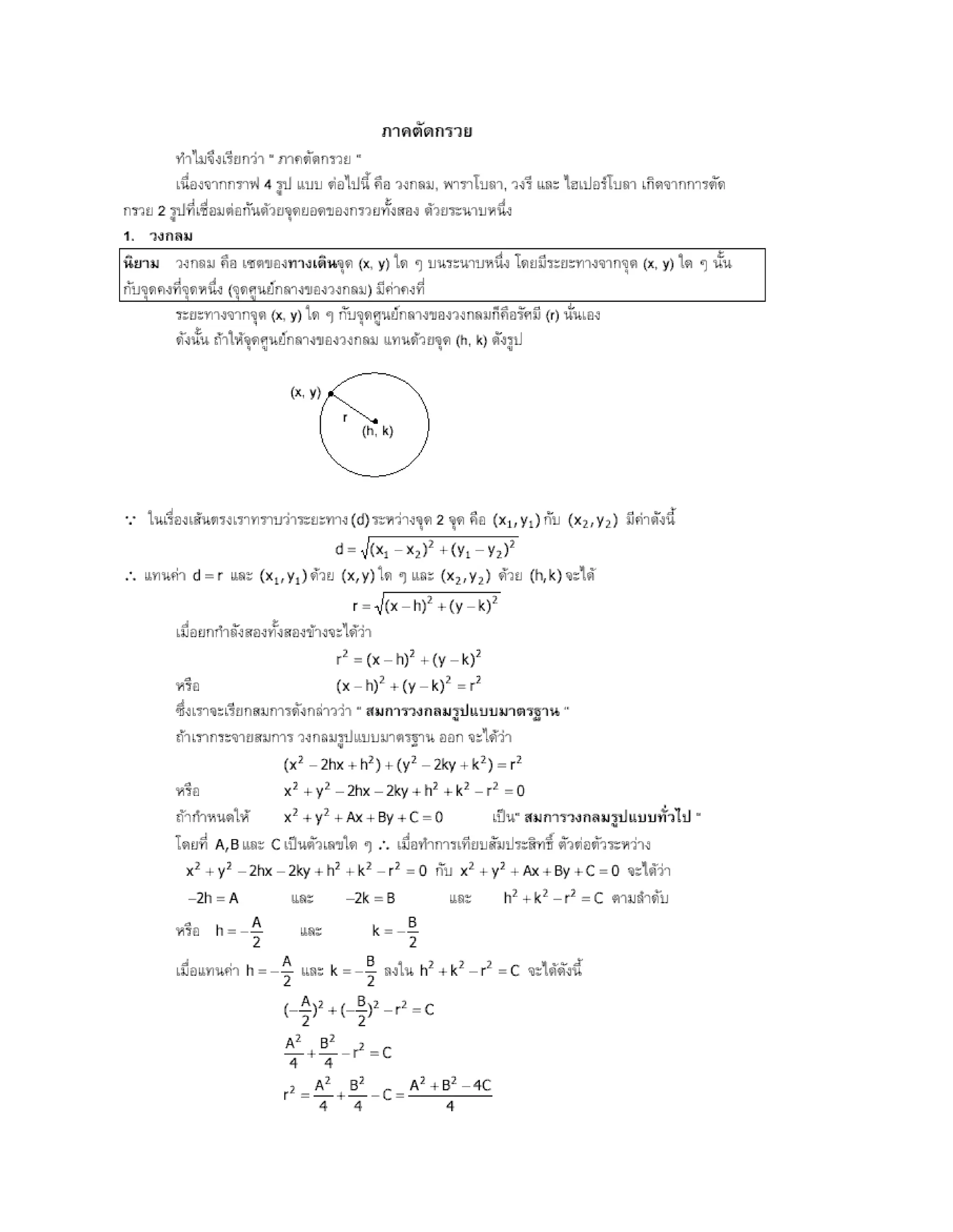 สรุปเนื้อหา คณิตศาสตร์ ม.ปลาย