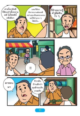 ศาลโลกมีคดี
ที่ต้องทำาตั้งหลาย
คดี ไม่ใช่คดีนี้
คดีเดียว

และก็ต้อง
พิจารณาแต่ละคดี
อย่างละเอียดรอบคอบ
จะให้ทำาลวก ๆ
ได้ยังไง..

!!
ตาชอบ
มา

ข้ากลับ
บ้านดีกว่า
คุยด้วยแล้ว
ปวดหัว

11

ก็ข้าอยากรู้
คำาตัดสิน
ไว ๆ

 