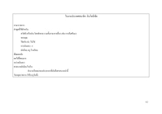 ใบงานประเทศสมาชิก: อินโดนีเซีย
ภาษาราชการ :
คาพูดที่ใช้สาหรับ:
สวัสดี (หรื อประโยคทักทาย รวมทั้งภาษากายอื่นๆ เช่น การก้มศรี ษะ)
ขอบคุณ
ใช่ครับ ค่ะ /ไม่ใช่
การนับเลข 1-5
นักเรี ยน ครู โรงเรี ยน
พืชผลหลัก
ผลไม้ที่พบมาก
หน่วยเงินตรา
ศาสนาหลักมีอะไรบ้าง
จานวนร้อยละของประชากรที่นบถือศาสนาเหล่านี้
ั
วันหยุดราชการ (ให้ระบุวนที่)
ั

42

 