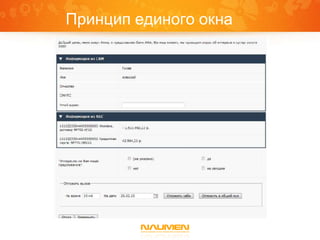 Принцип единого окна

 