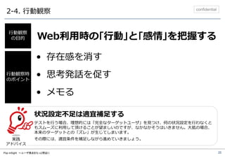 ポップインサイト スタートアップのためのユーザテスト入門 ユーザ行動観察入門
