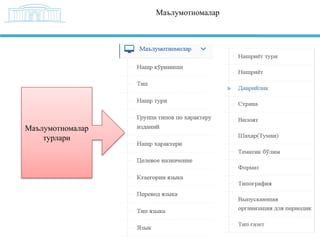Маълумотномалар

Маълумотномалар
турлари

 