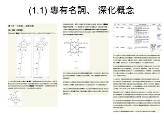 (1.1) 專有名詞、 深化概念

 
