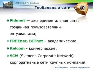 LOGO

МКОУ СОШ № 7 г. Слободского

© Ярославцев В.Л., учитель информатики

 