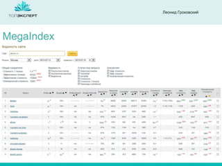 Леонид Гроховский

MegaIndex

 