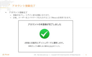 ȵh
?

ȵh
C
C

hˤg״Bˤʤޤ
ᡢ``ȥѥ`ɤ뤳ȤMonacaäǤޤ

URL : http://www.asial.co.jp/  Copyright ? 2013 Asial Corporation. All Rights Reserved.



9

 