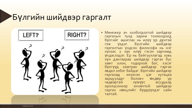 шийдвэр гаргах
