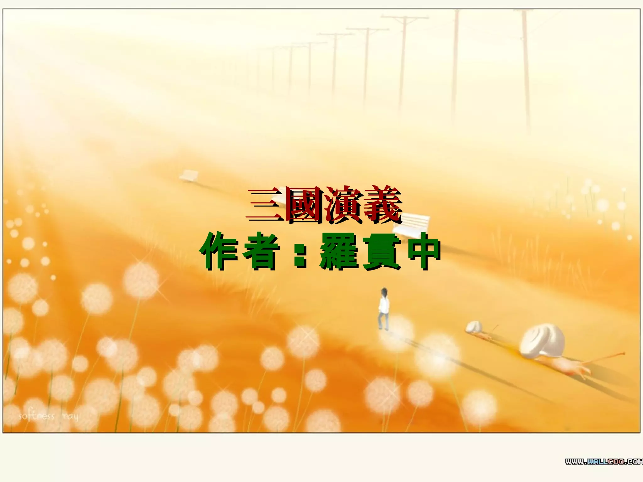 三國演義
作者 : 羅貫中

 