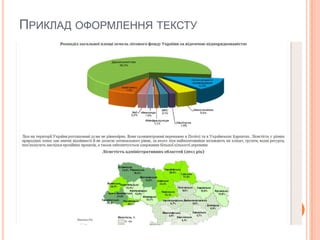 ПРИКЛАД ОФОРМЛЕННЯ ТЕКСТУ

 