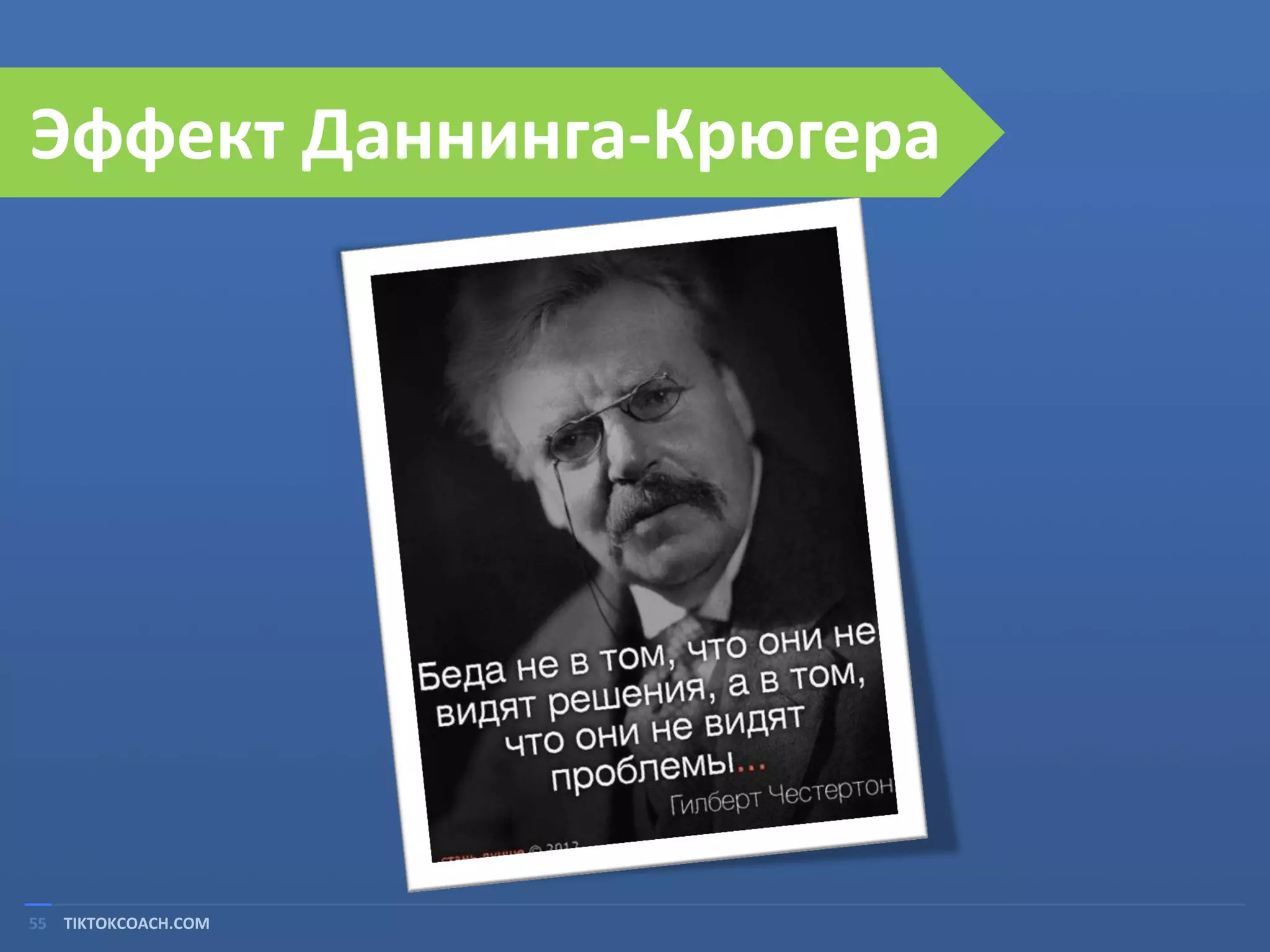 Эффект Даннинга-Крюгера

55 TIKTOKCOACH.COM

 