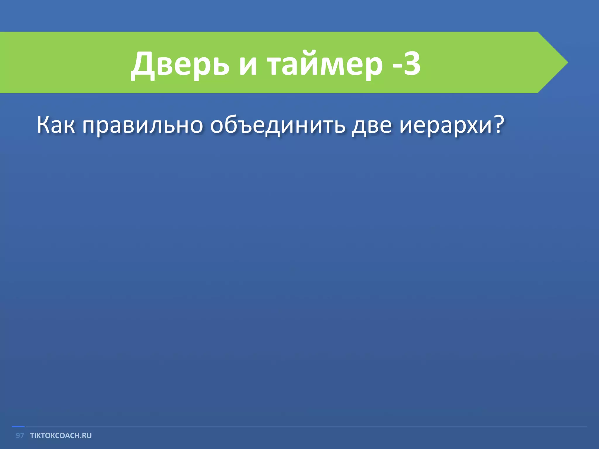 Дверь и таймер -3
Как правильно объединить две иерархи?

97 TIKTOKCOACH.RU

 