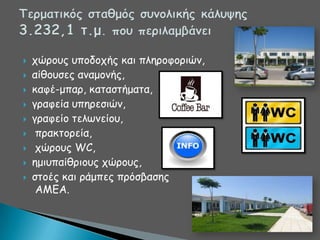 









πώνμοξ οπμδμπήξ θαη πιενμθμνηώκ,
αίζμοζεξ ακαμμκήξ,
θαθέ-μπαν, θαηαζηήμαηα,
γναθεία οπενεζηώκ,
γναθείμ ηειςκείμο,
πναθημνεία,
πώνμοξ WC,
εμηοπαίζνημοξ πώνμοξ,
ζημέξ θαη νάμπεξ πνόζβαζεξ
ΑΙΓΑ.

 