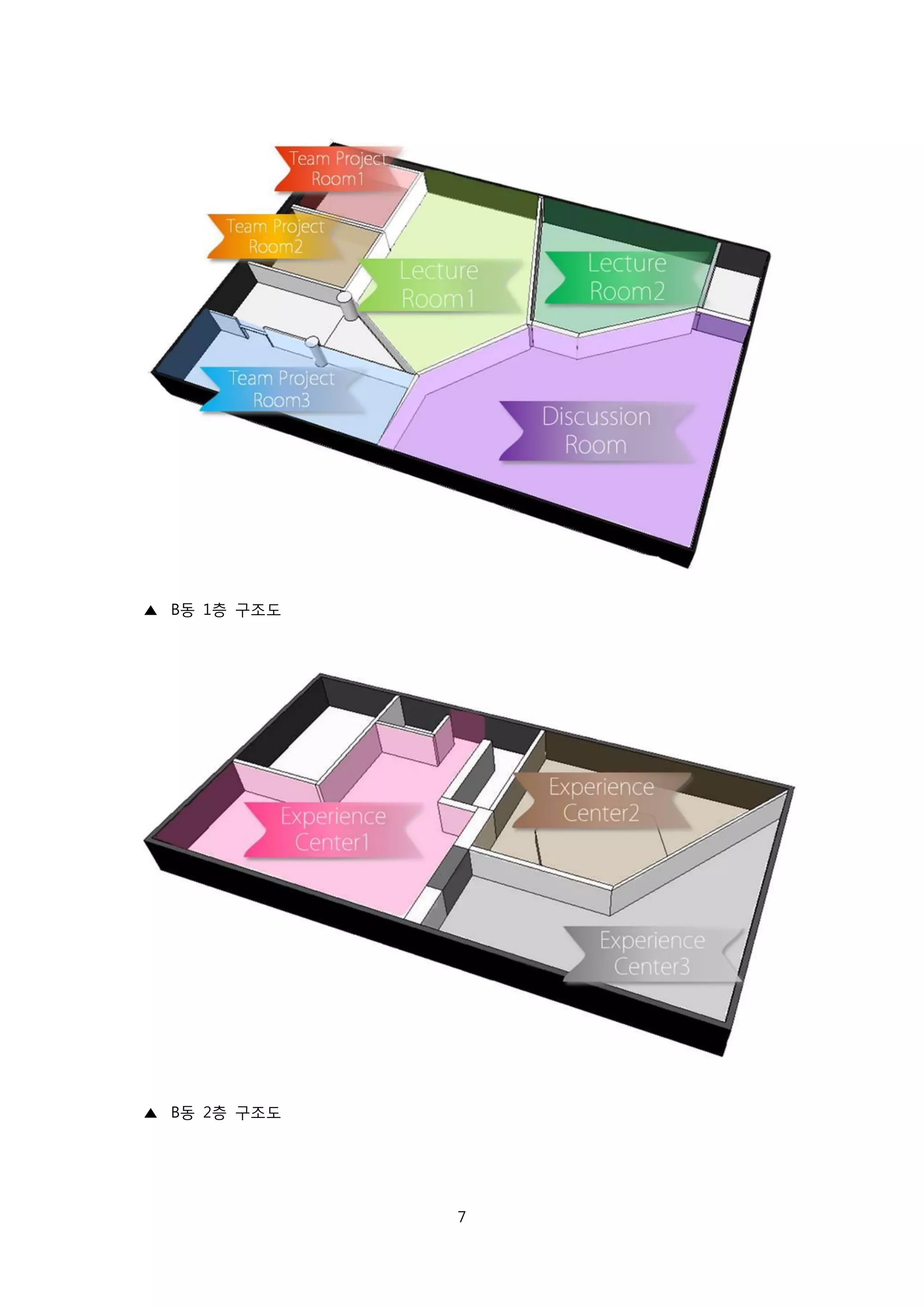 ▲ B동 1층 구조도

▲ B동 2층 구조도

7

 