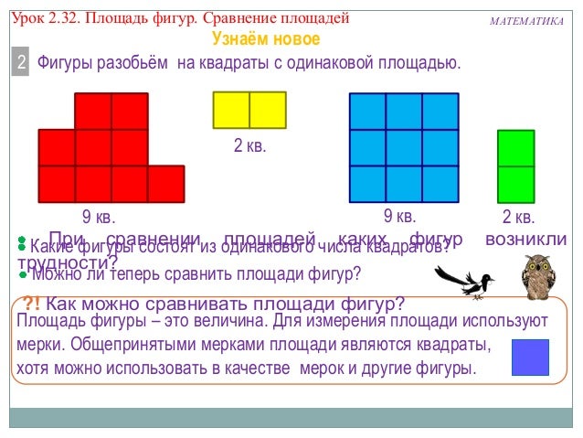 Площадь в математике