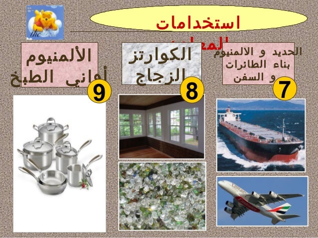أنواع المعادن واستخداماتها