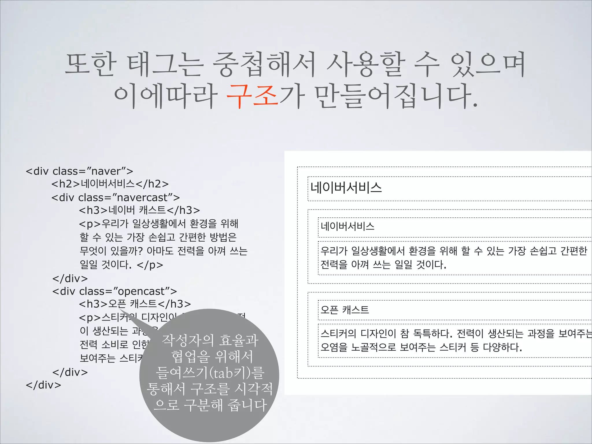 브라우저의 화면영역(viewport)에 보이는
부분은 body입니다.
!doctype
html
head
meta charset=utf-8 /
titlehello world!/title
/head
body
!
phello world!/p
!
/body
/html

 