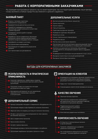 Тренинговое агентство Мастер-Класс (презентация компании)