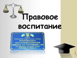 Правовое
воспитание

 