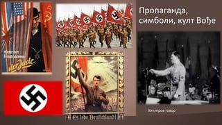Прппаганда,
симбпли, култ Впђе

Хитлерпв гпвпр

 