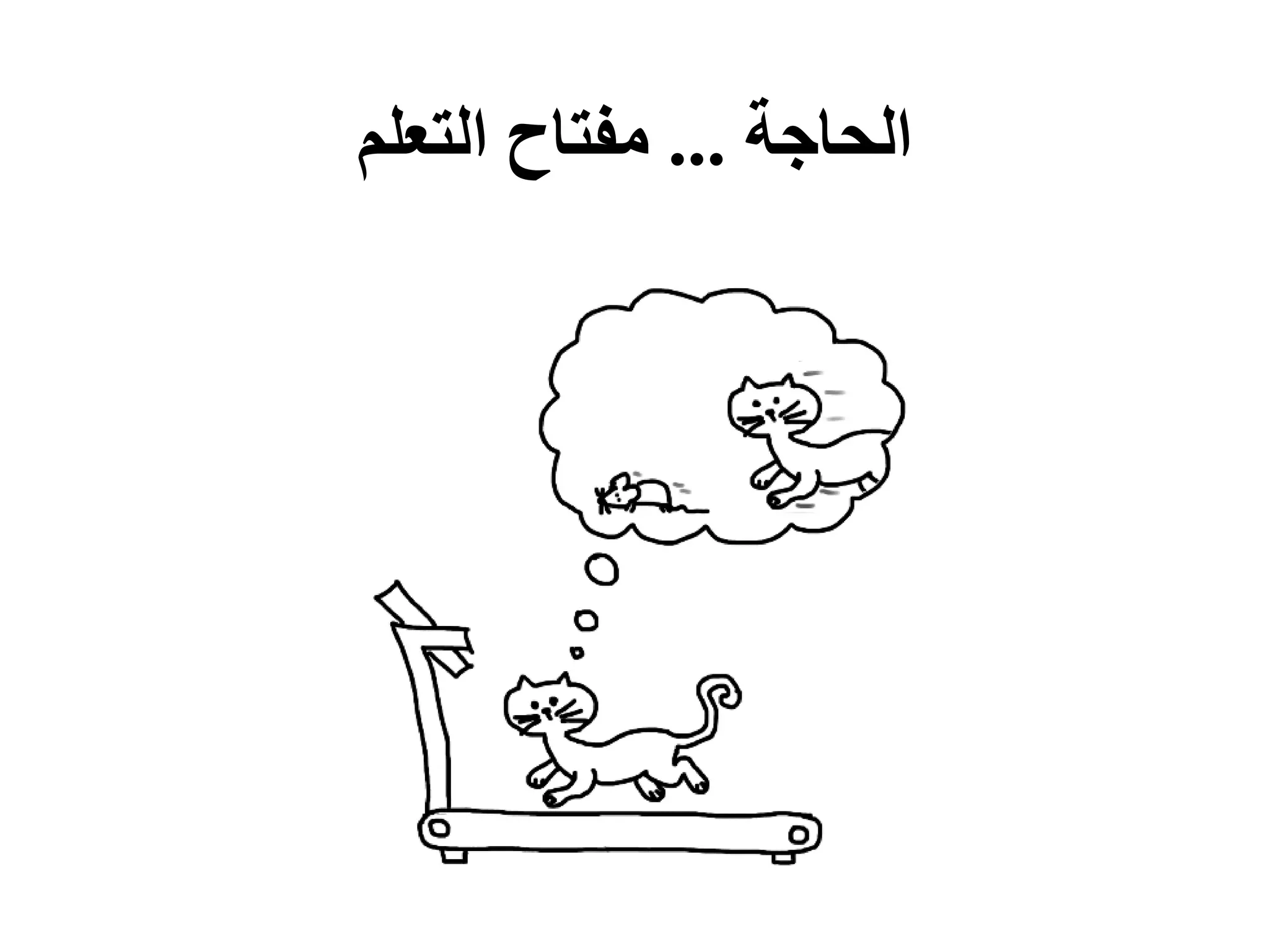 ‫الحاجة‬...‫التعلم‬ ‫مفتاح‬
 