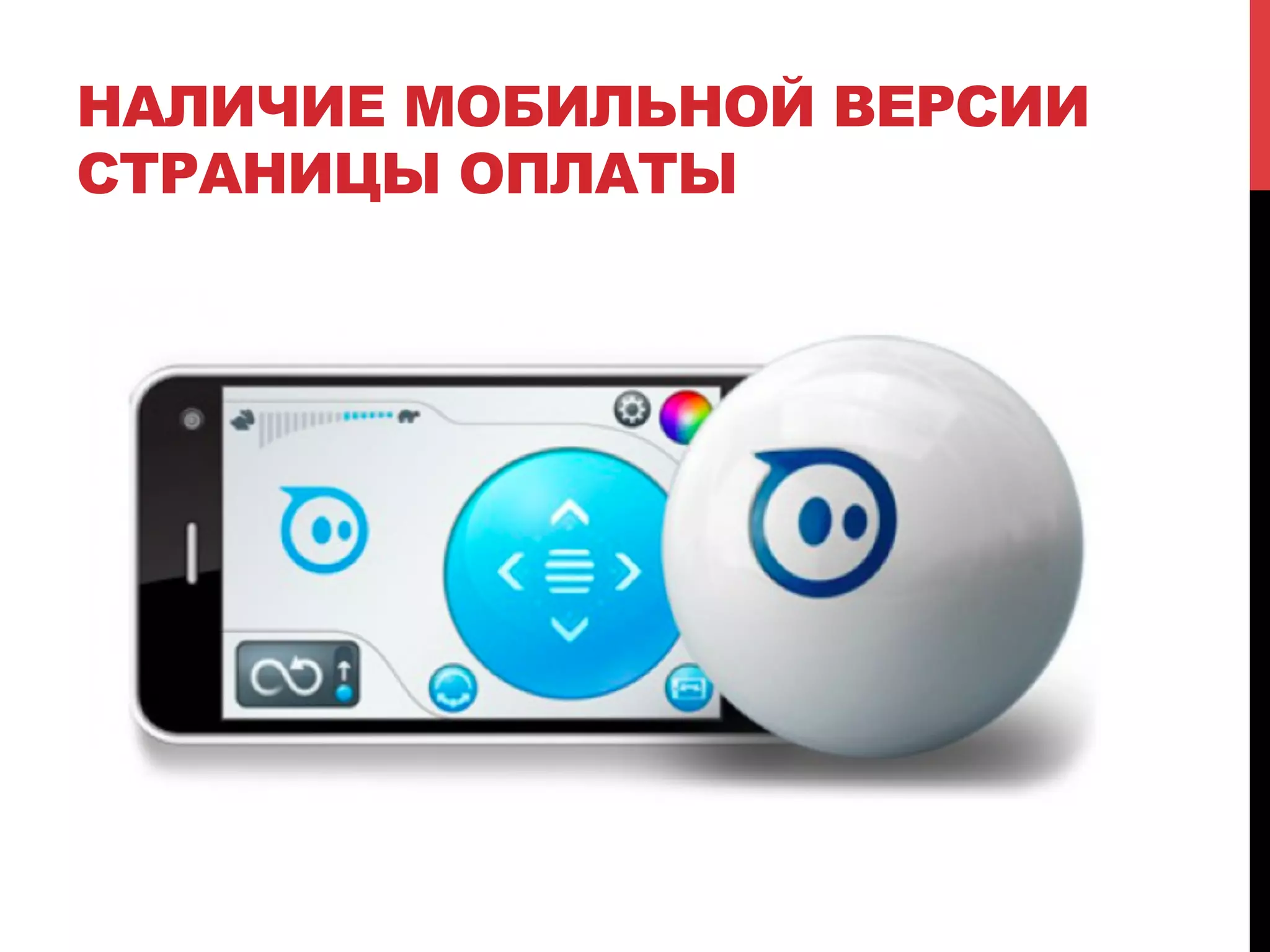 НАЛИЧИЕ МОБИЛЬНОЙ ВЕРСИИ
СТРАНИЦЫ ОПЛАТЫ

 