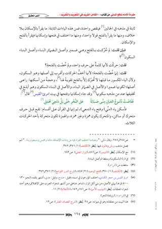 ‫‪                ‬‬
‫‪‬‬
‫‪ ‬‬
‫‪‬‬
‫‪ ‬א‪  ‬א‪FW ‬א‪ ‬א‪ ‬א‪  ‬א‪KKE ‬‬

‫א‪‬א‪‬‬

‫ﺛﺎﺑﺘﺔ ﰲ ﻣﺬﻫﺒﻪ ﰲ اﳊﺎﻟﲔ)١( ﻓﻴﻨﻘﺺ واﺣﺪة, ﻓﻤﻦ ﻫﺬه اﻟﻴﺎءات اﻟﺜﺎﺑﺘﺔ: ﻣﺎ ﻳﻘﺮأ ﺑﺎﻹﺳـﻜﺎن ﺑـﻼ‬
‫ﺧﻼف, وﻣﻨﻬﺎ ﻣﺎ ﻳﻘﺮأ ﺑﺎﻟﻔﺘﺢ ﻗﻮﻻ واﺣﺪا, وﻣﻨﻬﺎ ﻣﺎ اﺧﺘﻠﻒ ﰲ ﻓﺘﺤﻬﺎ وإﺳﻜﺎﳖﺎ ﻓﻴﻘﺮأ ﺑﺎﻟﻔﺘﺢ‬
‫واﻹﺳﻜﺎن.‬

‫ﻓــﺈن ﻗﻠــﺖ: ﱂ ﺣﺮﻛــﺖ ﺑــﺎﻟﻔﺘﺢ وﻫــﻲ ﺿــﻤﲑ وأﺻــﻞ اﻟــﻀﲈﺋﺮ اﻟﺒﻨــﺎء وأﺻــﻞ اﻟﺒﻨــﺎء‬
‫ُﱢ‬

‫اﻟﺴﻜﻮن)٢(?‬

‫ِ‬
‫ٌ‬
‫ﱢ‬
‫ﻗﻠﺖ: ﺣﺮﻛﺖ ﻷﳖﺎ ﻛﻠﻤﺔ ﻋﲆ ﺣﺮف واﺣﺪ, وﱂ ﺧﺼﺖ ﺑﺎﻟﻔﺘﺤﺔ?‬
‫ُ ﱠ‬

‫ﻗﻠﺖ: إﻧﲈ ﺧﺼﺖ ﺑﺎﻟﻔﺘﺤﺔ; ﻷﳖﺎ أﺧﻒ اﳊﺮﻛﺎت وأﻗـﺮب إﱃ أﺻـﻠﻬﺎ وﻫـﻮ اﻟـﺴﻜﻮن,‬
‫ﱡ‬
‫ُ ﱠ‬
‫ُ‬
‫ً‬
‫وﻷن اﻟﻴﺎء اﳌﻜﺴﻮر ﻣـﺎ ﻗﺒﻠﻬـﺎ ﻻ ﲢـﺮك إﻻﱠ ﺑـﺎﻟﻔﺘﺢ ﺗﻘﻮﻳـﺔ ﳍـﺎ)٣(, وﺣﺠـﺔ ﻣـﻦ أﺳـﻜﻨﻬﺎ: راﻋـﻰ‬
‫ُ ﱠ‬
‫أﺻﻠﻬﺎ; ﻟﻜﻮﳖﺎ ﺿﻤﲑا واﻷﺻﻞ ﰲ اﻟﻀﲈﺋﺮ اﻟﺒﻨﺎء, واﻷﺻﻞ ﰲ اﻟﺒﻨـﺎء اﻟـﺴﻜﻮن وﻫـﻮ أﺑﻠـﻎ ﰲ‬

‫ﲣﻔﻴﻔﻬﺎ ﻋﻨﺪ ﻣﻦ ﻣﺬﻫﺒﻪ ﺳﻜﻮﳖﺎ)٤( وﻗﺪ ﺟﺎء إﺳﻜﺎﳖﺎ وﻓﺘﺤﻬﺎ ﰲ ﺑﻴﺖ اﻣﺮئ اﻟﻘﻴﺲ)٥( ﻗﺎل)٦(:‬
‫ِ )٧(‬
‫ِ‬
‫ََ َ ْ ُُ ُ َ ْ ِ ِﱢ َ َ ًَ‬
‫ﻋﲆ اﻟﻨﺤﺮ ﺣﺘﻰ َﺑﻞ دﻣﻌﻲ ﳏﻤﲇ‬
‫ﻓﻔﺎﺿﺖ دﻣـﻮع اﻟﻌـﲔ ﻣﻨـﻰ ﺻـﺒﺎﺑﺔ‬
‫َ‬
‫ﱠ ْ ِ َ ﱠ ﱠ َْ َ َْ َ‬

‫ﻓﺄﺳﻜﻦ ﻳﺎء )ﻣﻨﻲ( وﻓﺘﺢ ﻳﺎء )دﻣﻌﻲ(, ﺛﻢ إﳖﺎ ﰲ اﻟﻘﺮآن ﻋـﲆ أﻗـﺴﺎم: ﺗﻘـﻊ ﻗﺒـﻞ ﺣـﺮف‬
‫ﱢ‬

‫ﻣﺘﺤﺮك أو ﺳﺎﻛﻦ, واﳌﺘﺤﺮك ﻳﻜﻮن ﳘﺰة وﻏﲑ ﳘﺰة, واﳍﻤﺰة ﺗﻜﻮن ﻣﺘﺤﺮﻛﺔ ﺑﺄﺣﺪ اﳊﺮﻛـﺎت‬

‫اﻟﺜﻼث.‬
‫ﻣﺎﺟﺴﺘﲑ _ ﻣﺮﺍﻡ ﺍﻟﻠﻬﻴﱯ ) ﻛﺎﻣﻞ ﺍﻟﺮﺳﺎﻟﺔ.. ﺍﻟﺼﻮﺭﺓ ﺍﻟﻨﻬﺎﺋﻴﺔ ( ١٤٠‬

‫ــــــــــــــــــ‬
‫=‬
‫ص٥٨٢و٦٨٢. وﻗﺎل ﻣﻜﻲ: " وﻋﺪة ﻣﺎ اﺧﺘﻠﻒ اﻟﻘﺮاء ﻓﻴﻪ ﻣﻦ ﻳﺎءات اﻹﺿﺎﻓﺔ, ﻣﺎﺋـﺔ وﲬـﺲ وﺳـﺒﻌﻮن ﻳـﺎء.." ﺛـﻢ‬
‫ً‬
‫ﻓﺼﻞ ﻣﺬﻫﺐ ورش وﻗﺎﻟﻮن ﻓﻴﻬﺎ. ُﻳﻨﻈﺮ: )اﻟﻜﺸﻒ(:١/١٧٣, ٢٧٣.‬

‫)١( ﻣﻊ اﻹﺳﻜﺎن. ُﻳﻨﻈﺮ: )اﻟﺘﻴﺴﲑ(: ص٦٥٤, )إﺑﺮاز اﳌﻌﺎﲏ(: ص٢٨٦.‬
‫)٢( ﰲ )و( )ﺑﺎﻟﺴﻜﻮن( وﺳﻘﻂ )وأﺻﻞ اﻟﺒﻨﺎء(.‬
‫)٣( ﺳﻘﻄﺖ ﻣﻦ )ش−و(.‬

‫)٤( ُﻳﻨﻈﺮ: )اﻟﻜﺸﻒ(:١/٠٧٣, )ﻓﺘﺢ اﻟﻮﺻﻴﺪ(:٢/٧٤٥, )ﴍح اﻟﺪرر اﻟﻠﻮاﻣﻊ(:٢/١٧٣و٢٧٣.‬

‫)٥( اﻣﺮؤ اﻟﻘﻴﺲ ﺑﻦ ﺣﺠﺮ اﻟﻜﻨﺪي, اﺧﺘﻠﻒ اﳌﺆرﺧﻮن ﰲ اﺳﻤﻪ, ﻓﻘﻴﻞ: ﺣﻨﺪج, وﻗﻴﻞ: ﻋﺪي, أﺷﺘﻬﺮ ﺑﻠﻘﺒﻪ, )ﻧﺤـﻮ ٠٣١‬
‫٧١/١١/٤٣٤١‬

‫− ٠٨ ق ﻫـ( ﻳﲈﲏ اﻷﺻﻞ, ﻣﻦ ﺑﻨﻲ آﻛﻞ اﳌﺮار, ﺷـﺎﻋﺮ ﺟـﺎﻫﲇ ﻣـﻦ أﺷـﻬﺮ ﺷـﻌﺮاء اﻟﻌـﺮب ﻋـﲆ اﻹﻃـﻼق وﻫـﻮ أﺣـﺪ‬

‫ﺷﻌﺮاء اﳌﻌﻠﻘﺎت. ُﻳﻨﻈﺮ: )ﲥﺬﻳﺐ اﻷﺳﲈء(: ص١٧١و٢٧١, )اﻷﻋﻼم(:٢/١١.‬

‫)٦( ﰲ )ش−و−ز( ﺑﺰﻳﺎدة )ﺷﻌﺮ(.‬

‫‪@ @Ali Fattani‬‬

‫)٧( ﻫﺬا اﻟﺒﻴﺖ ﻣﻦ ﻣﻌﻠﻘﺎﺗﻪ وﻫﻮ ﰲ دﻳﻮاﻧﻪ: ص٥٢. ُﻳﻨﻈﺮ: )ﴍح اﻟﻘﺼﺎﺋﺪ اﻟﻌﴩ(: ص٢١.‬

‫‪ ١٦٤ ‬‬

 