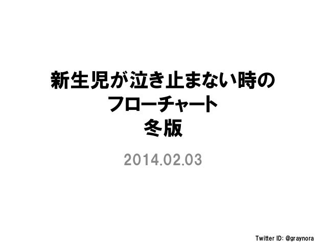 新生児が泣き止まない時の対応チャート