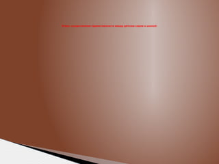 Этапы осуществления преемственности между детским садом и школой:

 