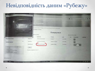 Невідповідність даним «Рубежу»

 