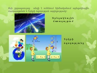 Ջրի շրջապտույտը տեղի է ունենում հիմնականում արեգակնային
ճառագայթման և Երկրի ձգողության ազդեցությամբ:
Արեգակնային
ճ առ ա գ ա յ թ ու մ

Երկրի
ձ գ ո ղ ու թ յ ու ն ը

 