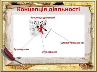 Концепція діяльності

 