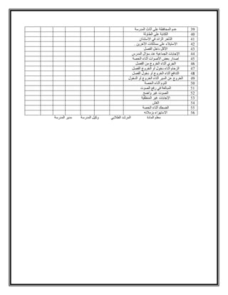 استمارة متابعة سلوك طالب دراسيا