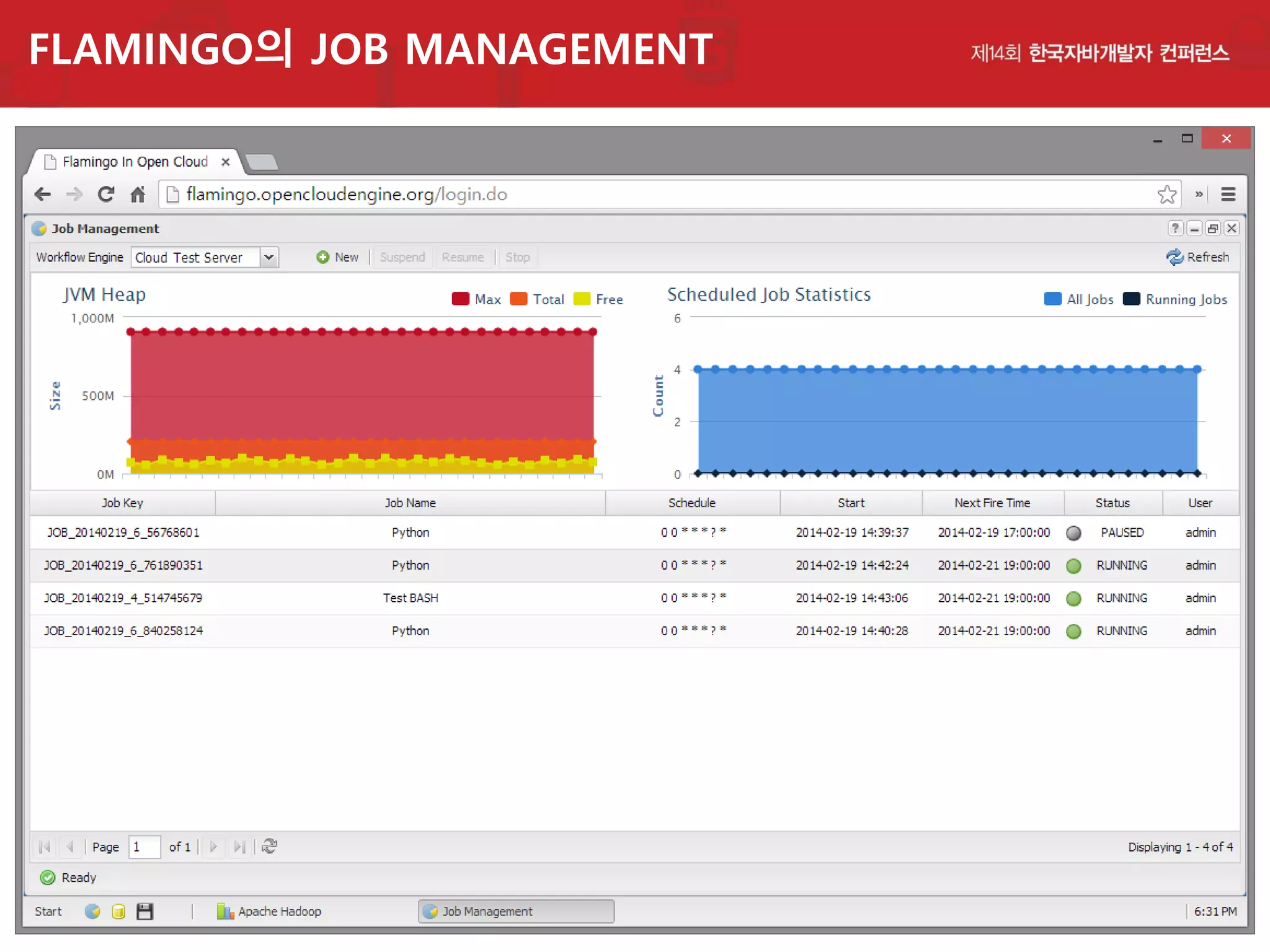 FLAMINGO의 JOB MANAGEMENT

 