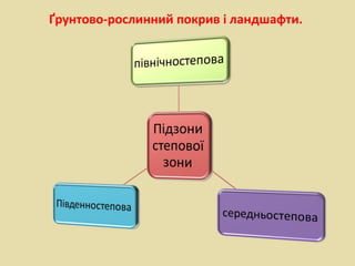 Ґрунтово-рослинний покрив і ландшафти.

 