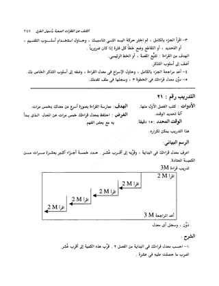 الانطلاق في القراءة السريعة إليك كتابى