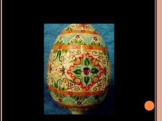 Мальованка – яйце, розписане за допомогою
пензлика олійними, акварельними фарбами
або гуашшю.

 