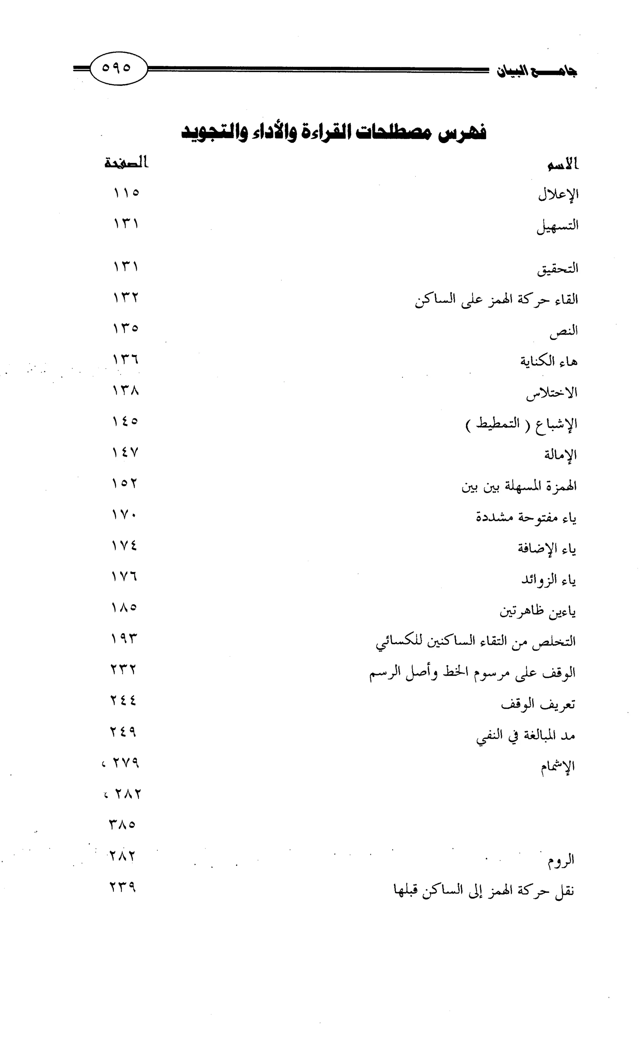 جامع البيان في القراءات السبع لابي عمرو الداني من أول سورة الأعراف الى نهاية سورة القصص   الرسالة