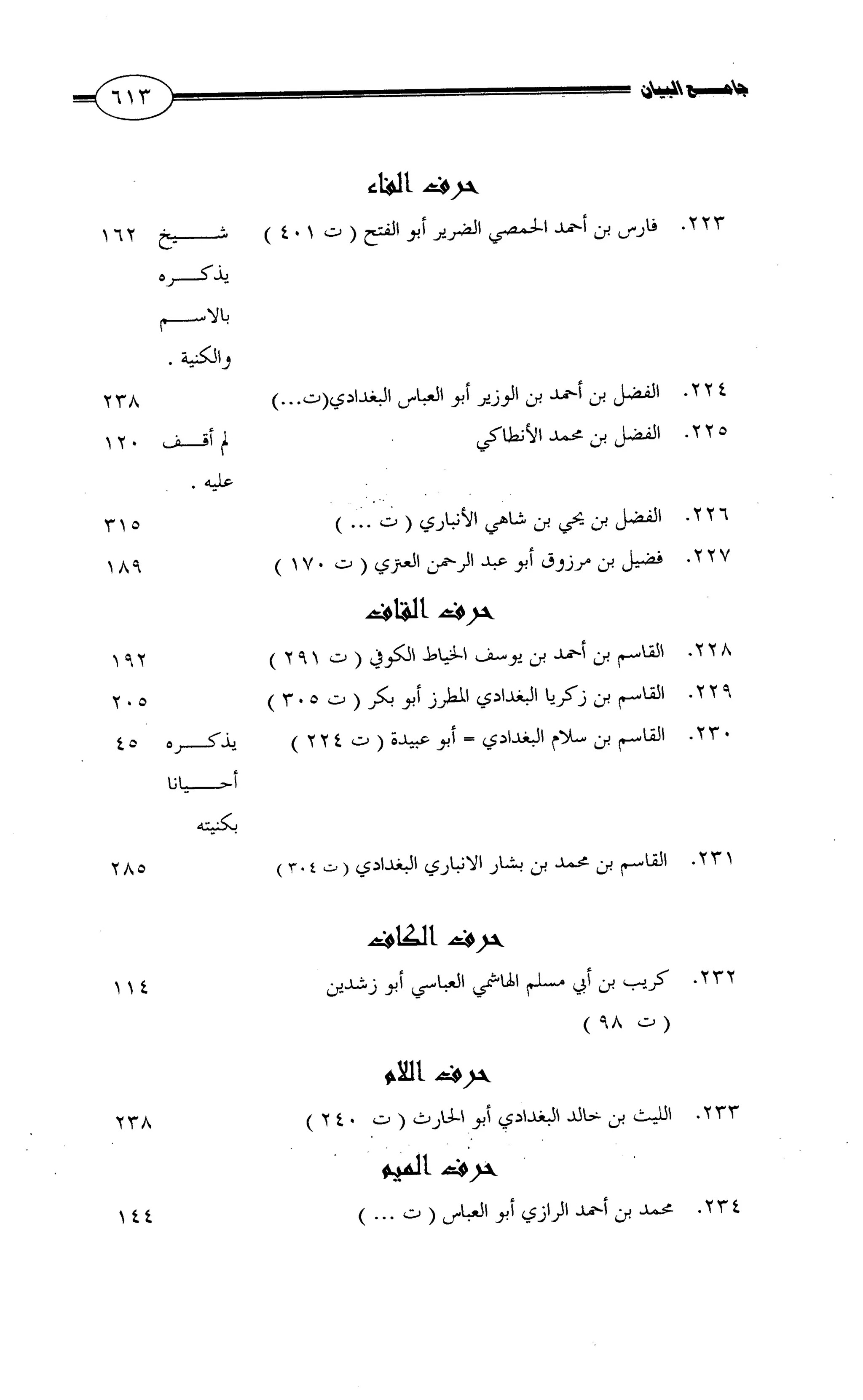 جامع البيان في القراءات السبع لابي عمرو الداني من أول سورة الأعراف الى نهاية سورة القصص   الرسالة
