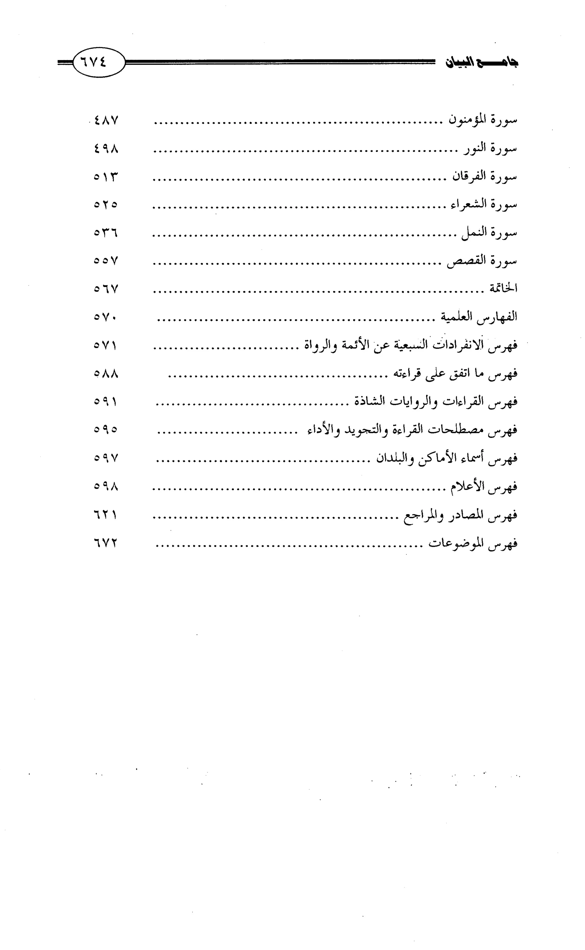 جامع البيان في القراءات السبع لابي عمرو الداني من أول سورة الأعراف الى نهاية سورة القصص   الرسالة